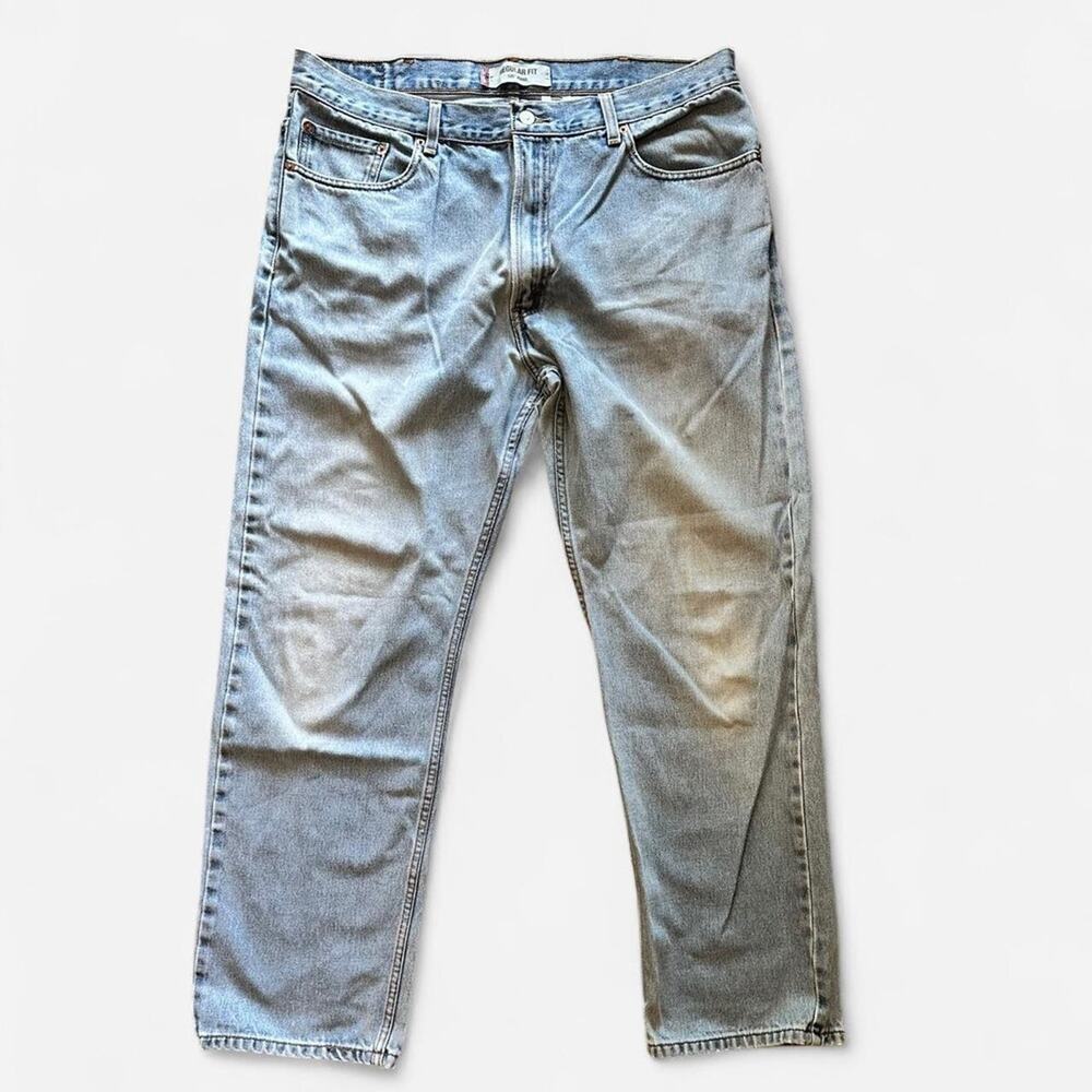 Y2K VTG 36W x 30L Levi’s 505 jeans 100% cotton Red Tab little e straight leg men